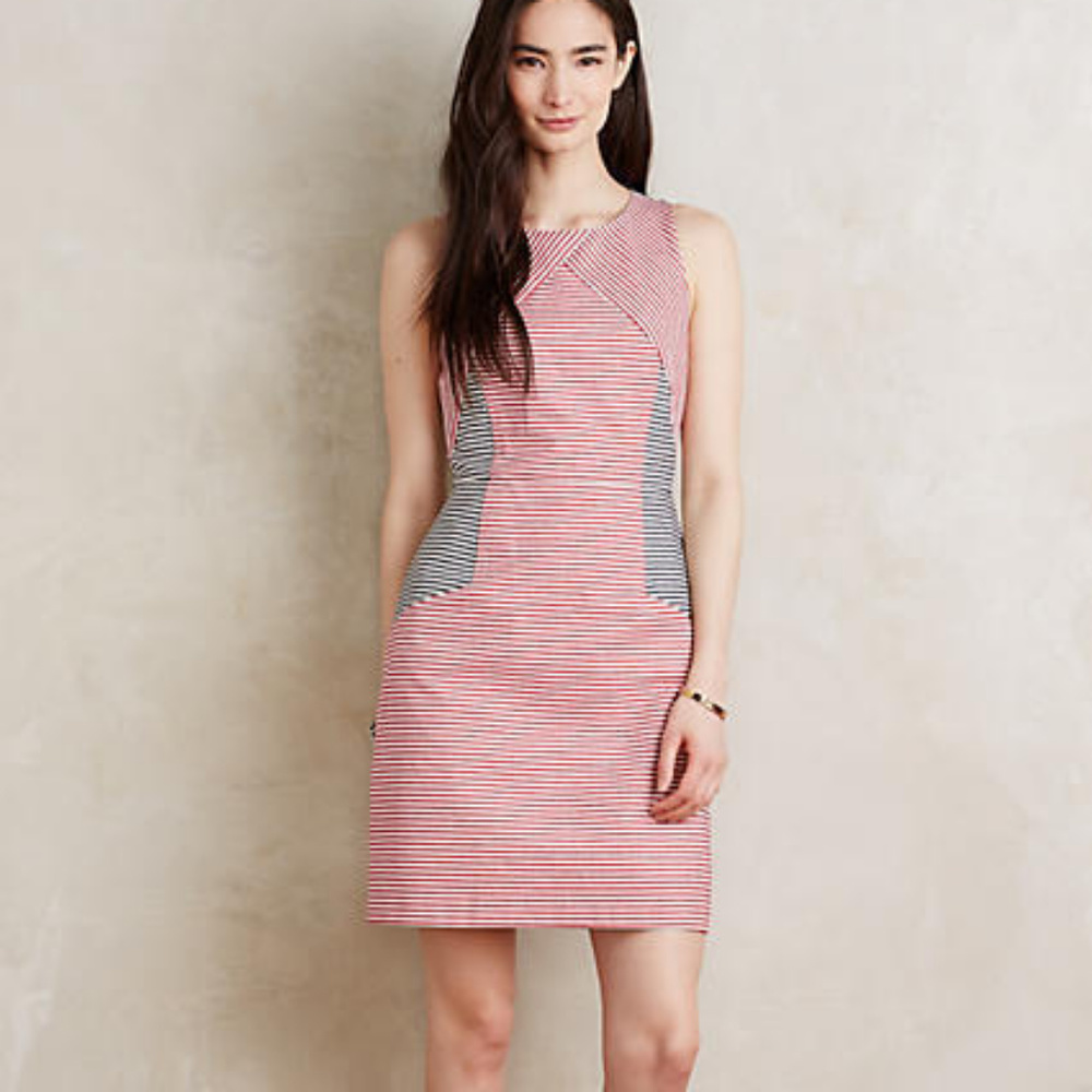 ANTHROPOLOGIE HUTCH Skipper Dress 8 NWT Striped
